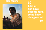 Fish have become rare